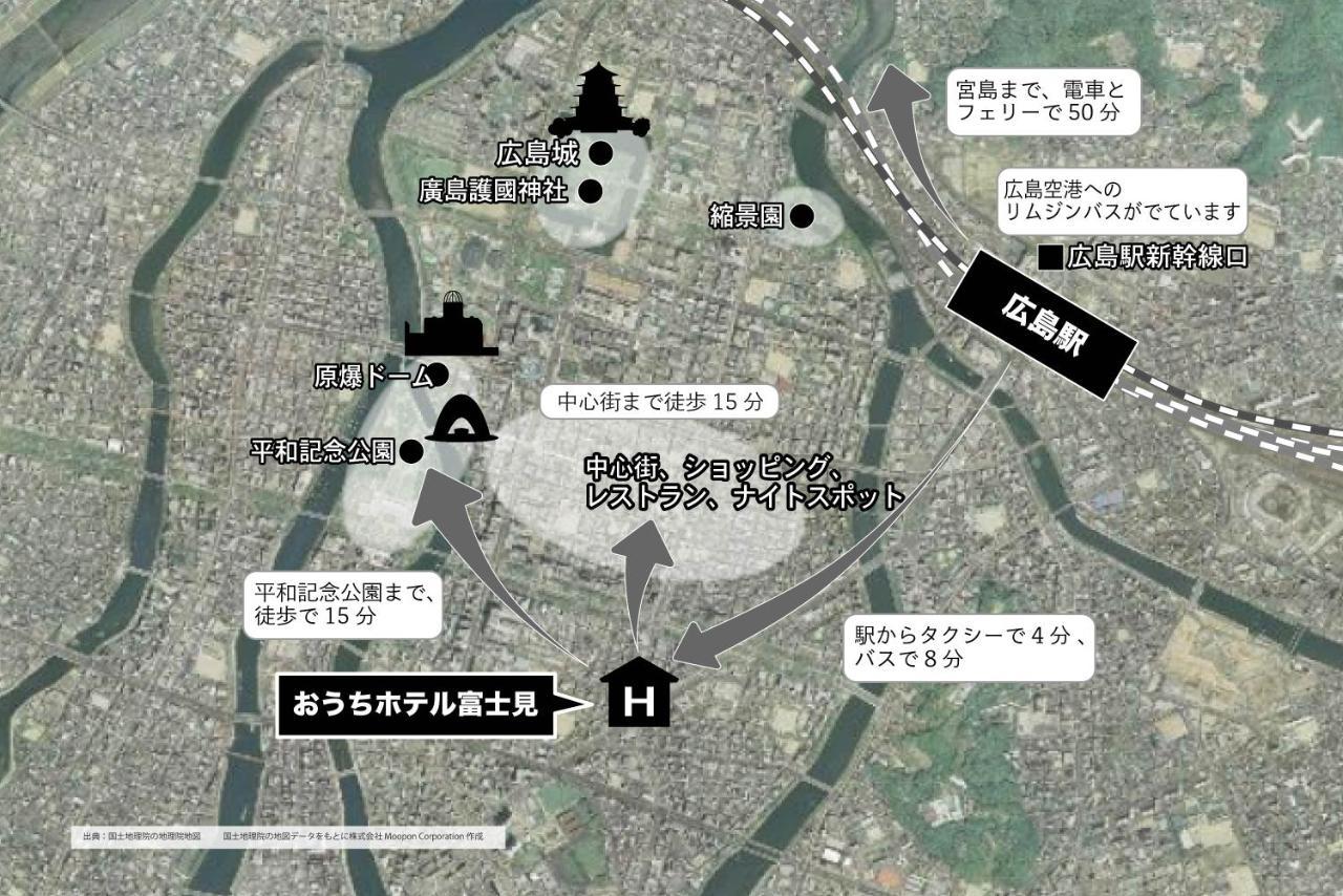 OUCHI HOTEL Fujimi Hiroshima Eksteriør billede